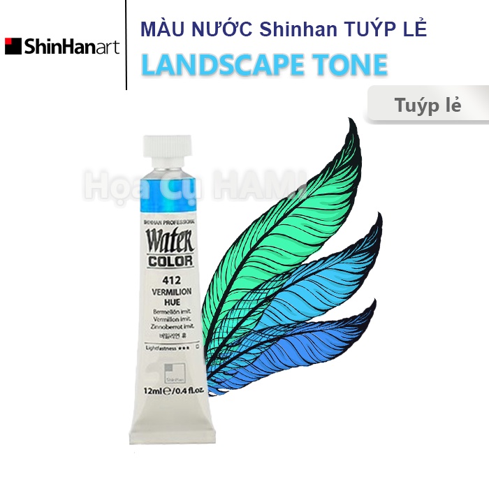 P2 - Màu Nước Lẻ SHINHAN PROFESSIONAL Tuýp 7.5ml