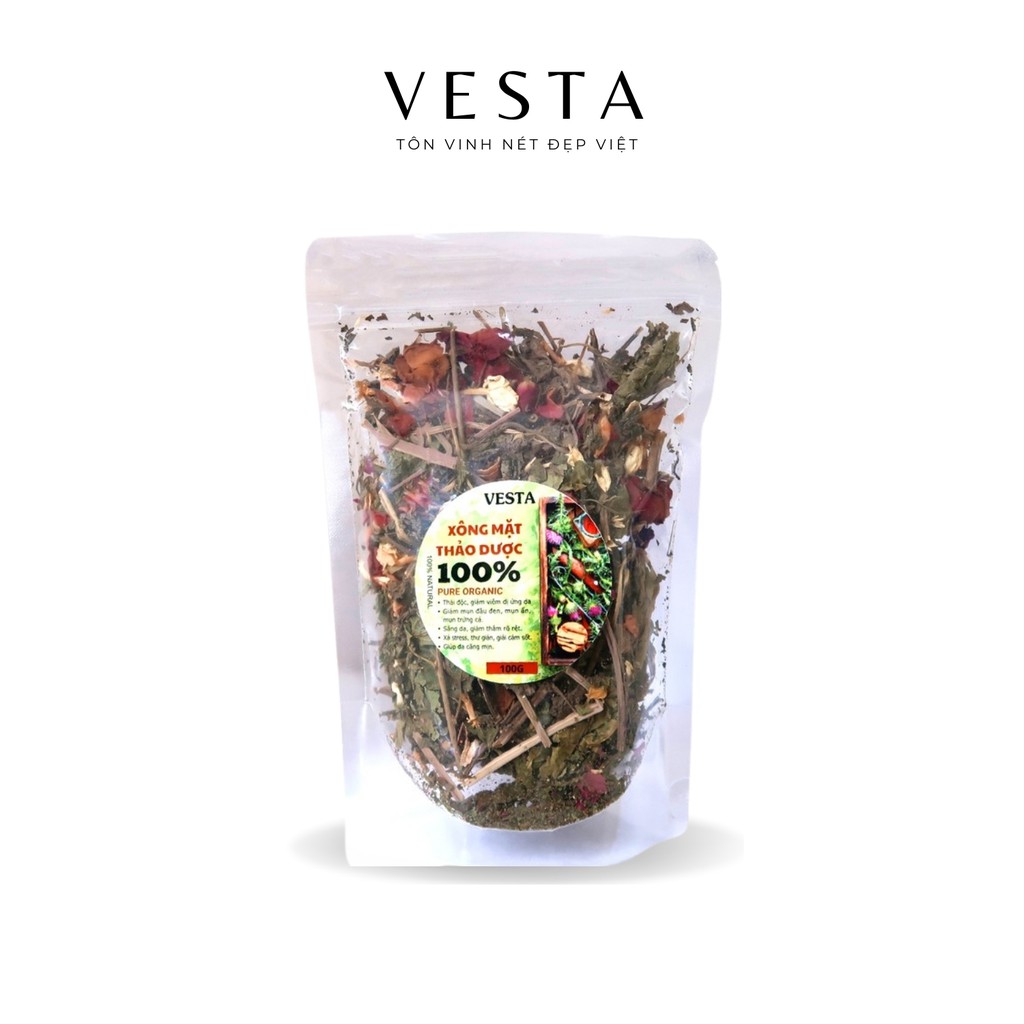 Thảo Dược Xông Mặt Vesta Nguyên Chất 100% Organic