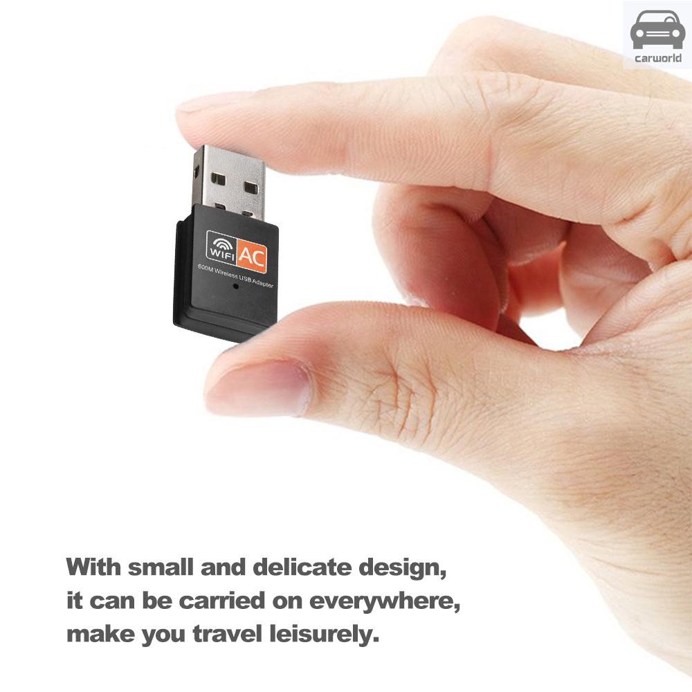 Usb chuyển đổi Wifi 600mbps 2.4ghz+5ghz 802.11a/b/g/n/ac | BigBuy360 - bigbuy360.vn