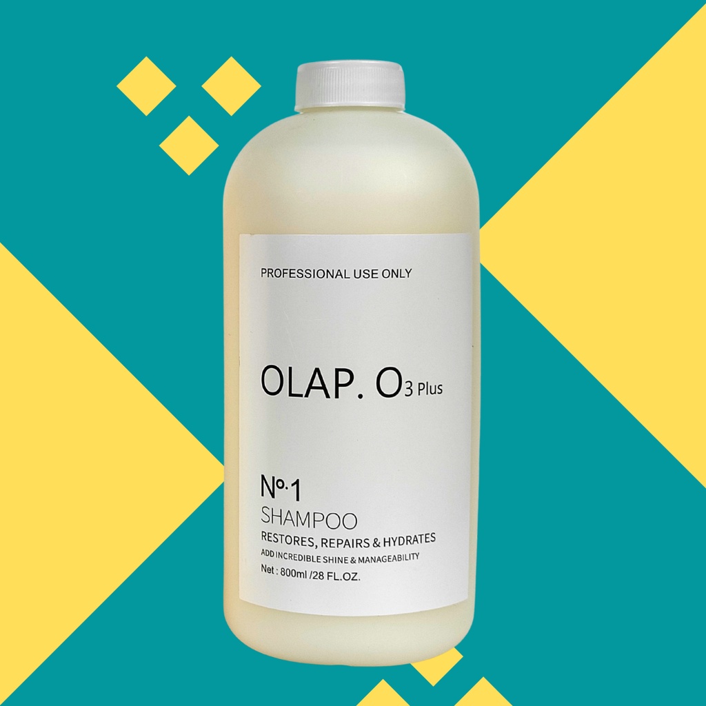 Dầu Gội Đầu Olap O3 plus Keratin Hoàn Hình Xả Siêu Mượt Lưu Hương 800ml MPQO