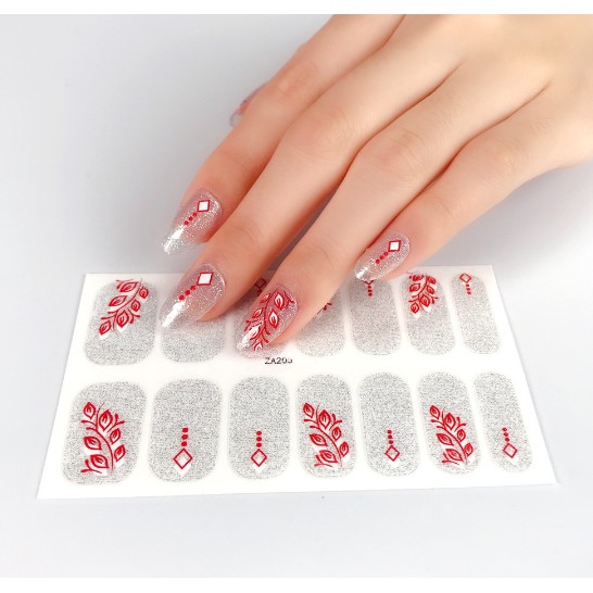 Set 14 Miếng Dán Trang Trí Móng Tay Hình Dễ Thương Chống Thấm Nước