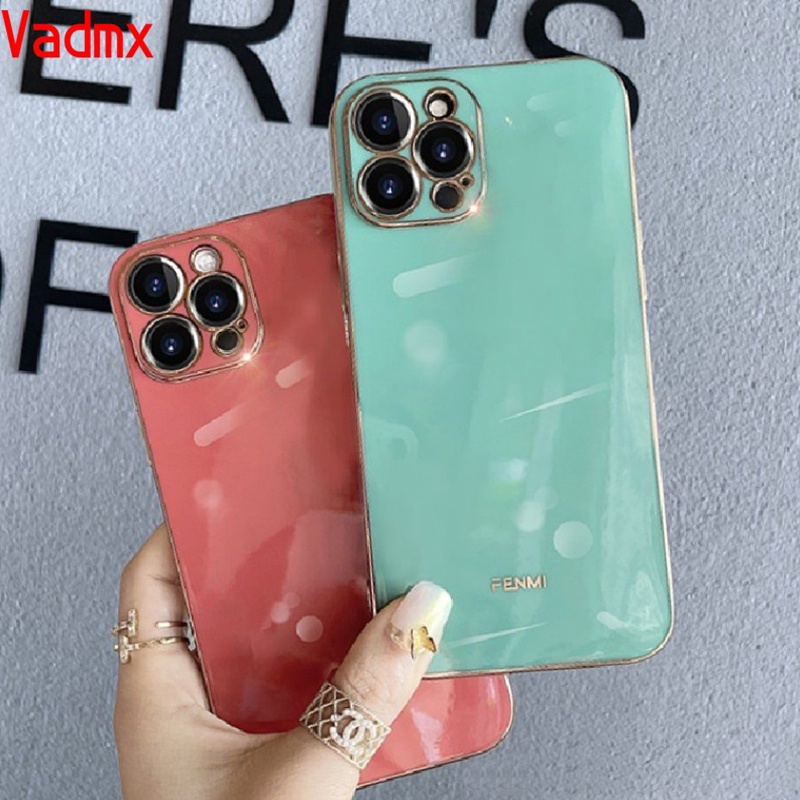 Ốp Điện Thoại Mềm Mạ Viền Bảo Vệ Camera Cho Xiaomi Redmi 9t Note 9t 9s 9 Pro Max 8 Pro K40