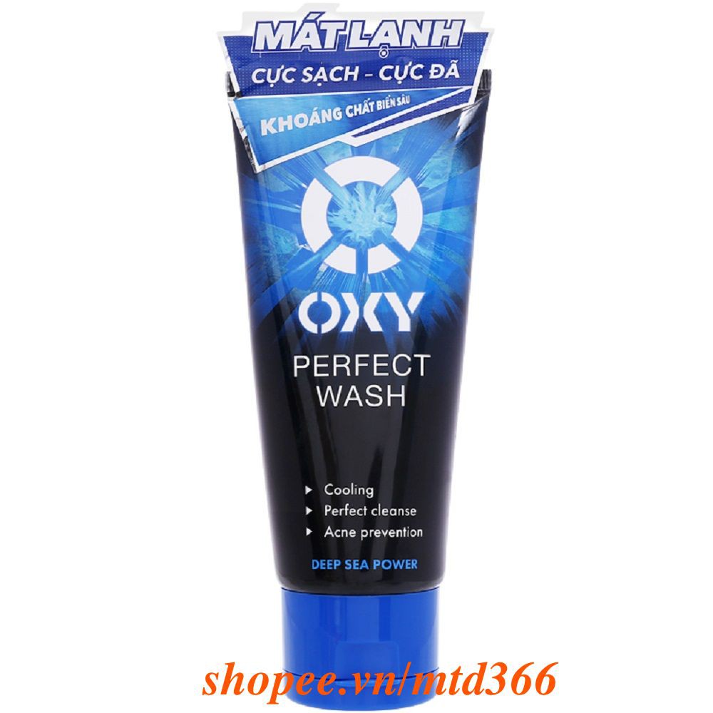 Sữa Rửa Mặt 100ml Oxy Sạch Nhờn Mát Lạnh Oxy Perfect Wash.