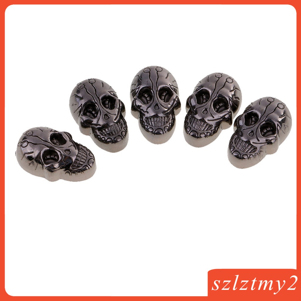 Set 5 Đinh Tán Đầu Lâu Phong Cách Punk Cho Túi Xách / Giày Da