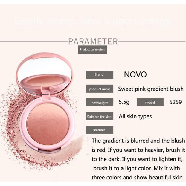 Phấn má hồng màu màu gradient chống nhòe và lâu trôi | BigBuy360 - bigbuy360.vn
