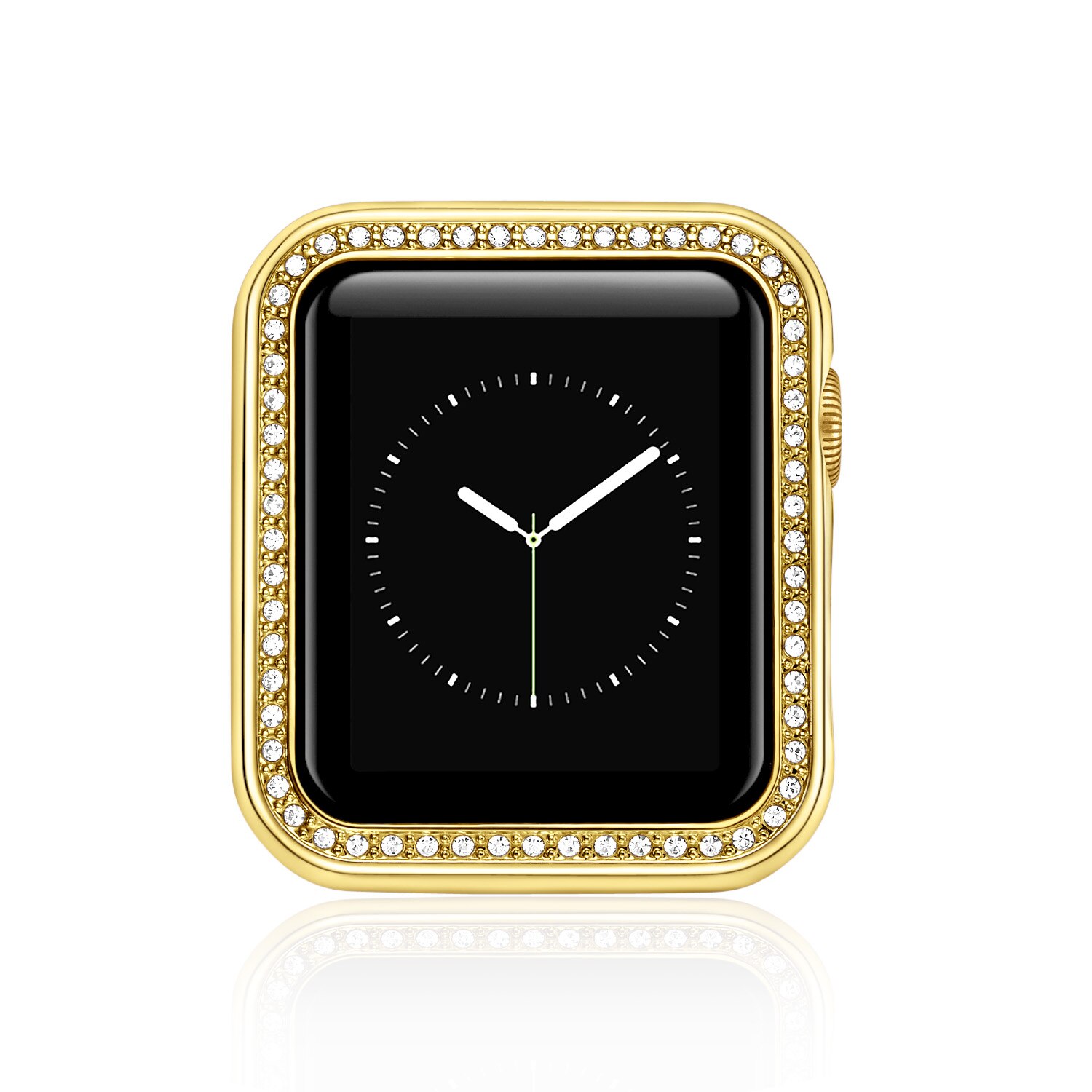 Ốp Kim Loại Bảo Vệ Mặt Đồng Hồ Thông Minh Apple Watch 44 42 40 38 mm Cho Iwatch 2 3 4 5 6 Se