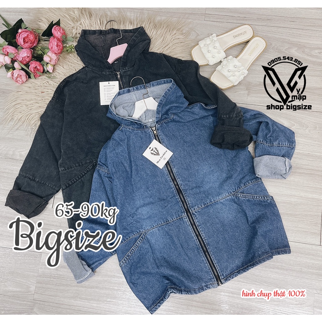 Áo khoác JEAN chống nắng BIGSIZE