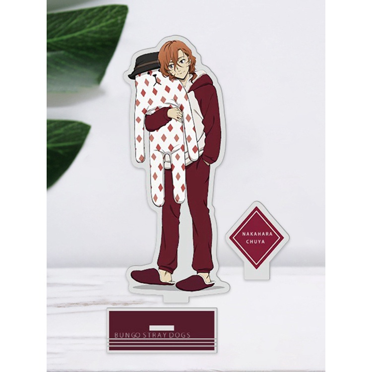 Mô hình chú chó Stray Dogs bằng acrylic có giá đỡ để bàn trang trí