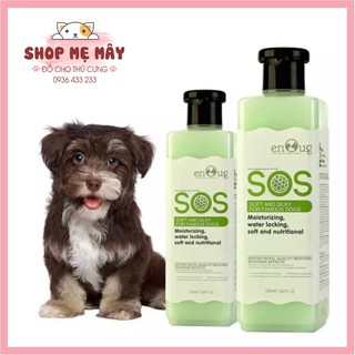 SỮA TẮM SOS XANH LÁ - GIÚP MỀM MƯỢT LÔNG CHO CHÓ MÈO