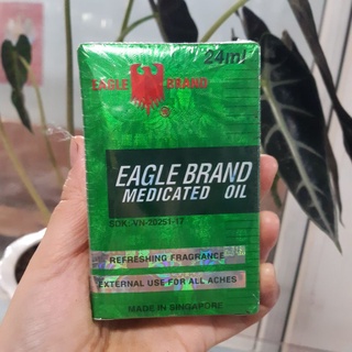 Chai 24 ml dầu con ó 2 nắp chính hiệu Singapore