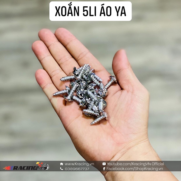 (Hàng chất lượng) Ốc Xoắn Dàn Áo Salaya Gắn Cho Dàn Áo Dòng Xe Yamaha (Sirius, Ex, Jupiter)
