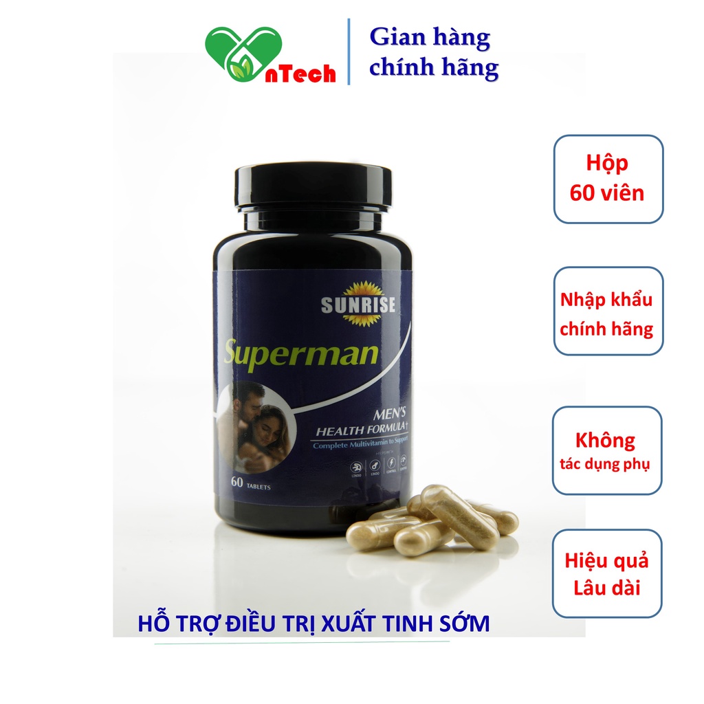 Tăng cường sinh lý Snrise Toward Health SUPER MAN Cải thiện yếu sinh lý