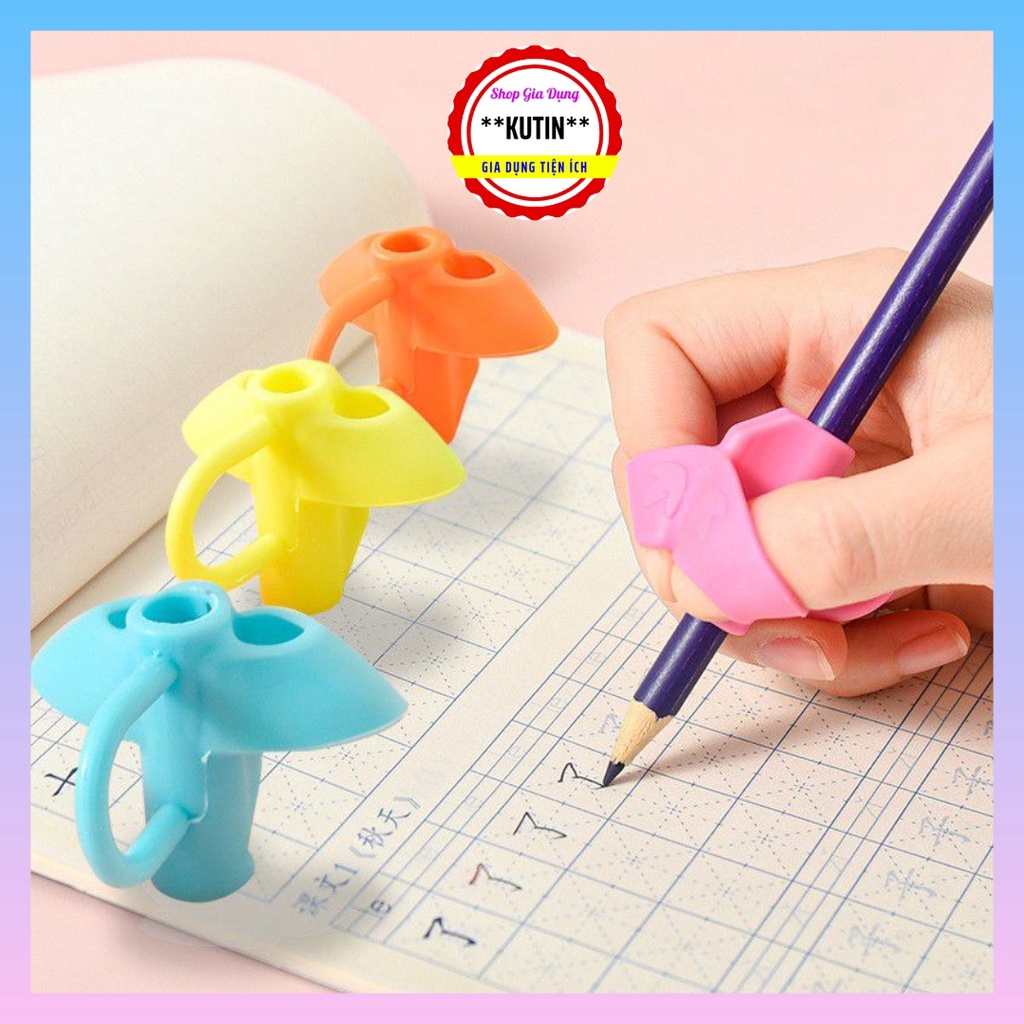 Đệm Định Vị Tay Cầm Bút Cao Su Cao Cấp - Dụng Cụ Đệm Tay Cầm Bút Tập Viết Đúng Tư Thế Cho Bé