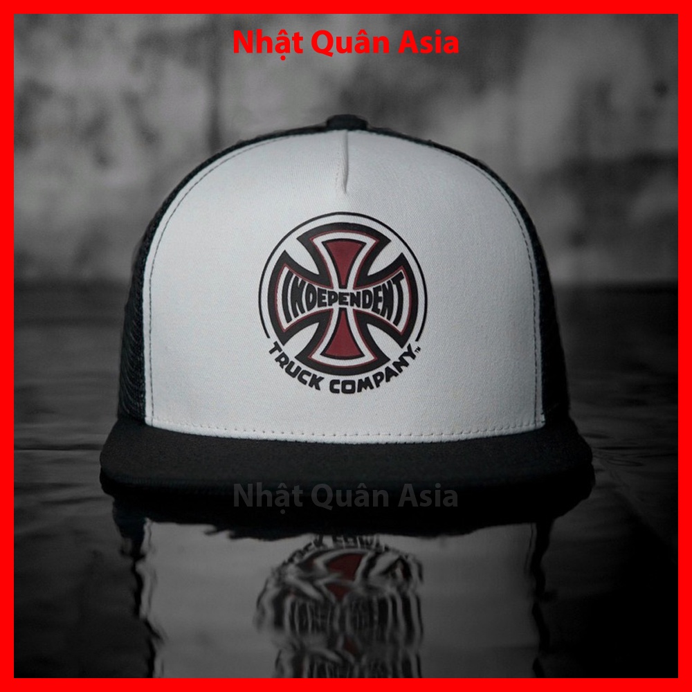 Nón lưỡi trai Independent Truck Company snapback đen trắng cao cấp - Nhật Quân Asia nhatquanasia capman
