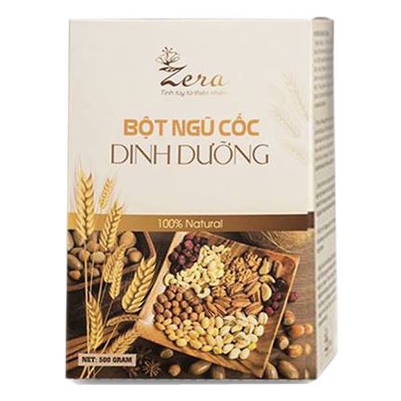 [Mẹ Bầu] Bột Ngũ Cốc Zera Giảm Nghén Cho Mẹ Mang Thai  Dinh Dưỡng Dành Cho Mẹ Bầu Zera 500 Gr - Tặng vòng dâu tằm cho bé