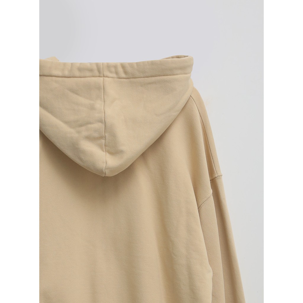 Áo Khoác Basic Zip-Up Cotton Hoodie Stylenanda