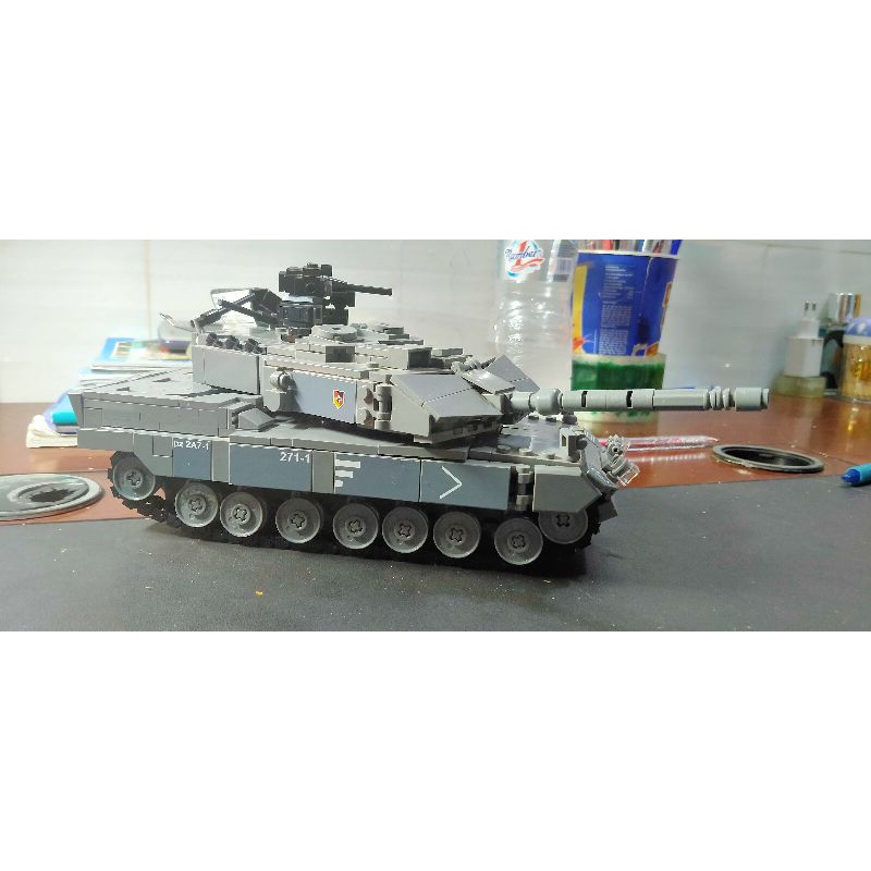 Pass lại bộ Lego mô hình xe tăng Leopard 2A7 của Đức hãng SY