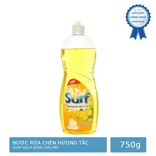 Nước rửa chén Surf hương tắc 750g sạch mọi vết bẩn