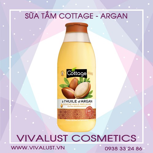 Sữa tắm COTTAGE Argan Oil 560ml