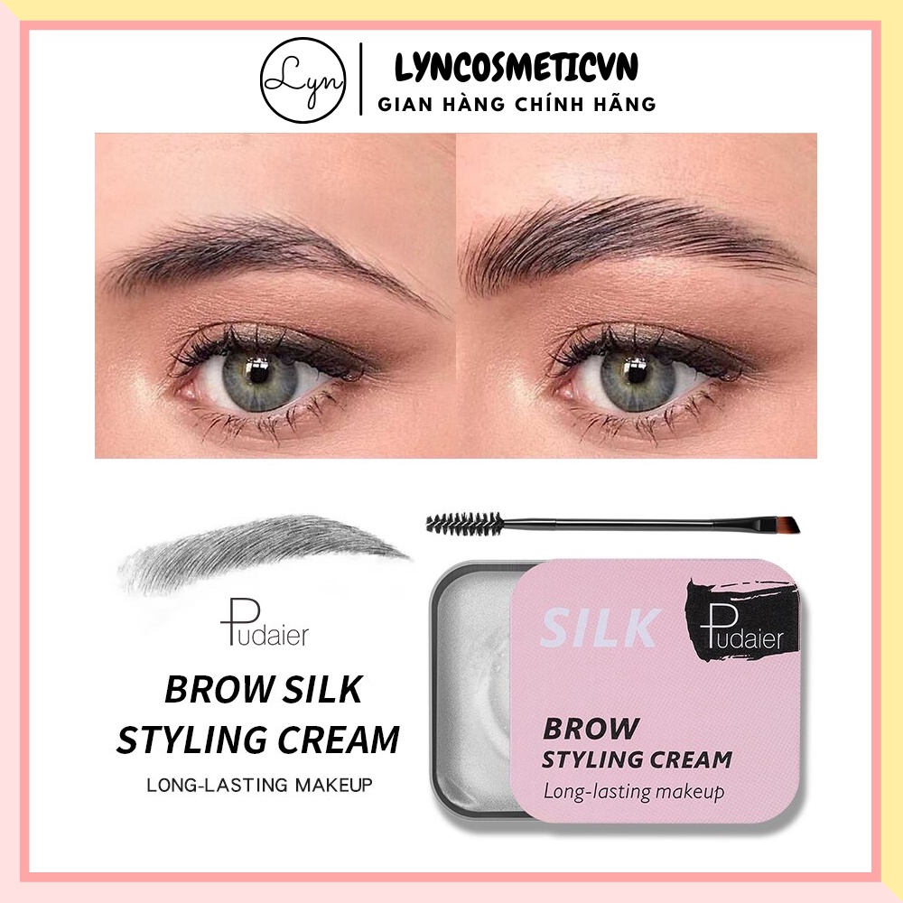 PUDAIER BROW STYLING CREAM SILK _ GEL GIỮ NẾP LÔNG MÀY GIÚP ĐỊNH HÌNH KHUÔN MẶT