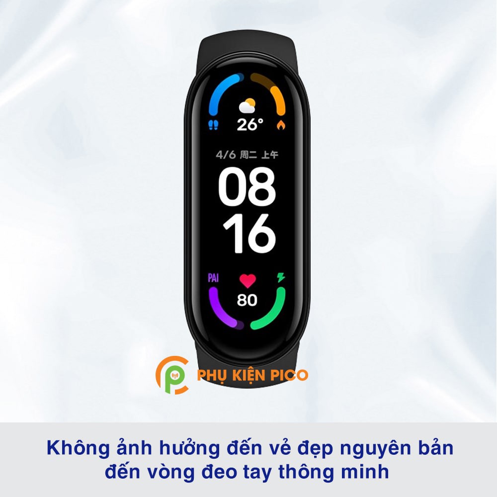 Dán màn hình Mi Band 6 / Mi Band 5 / Mi Band 4 cường lực dẻo full viền Mi Band 6/5/4