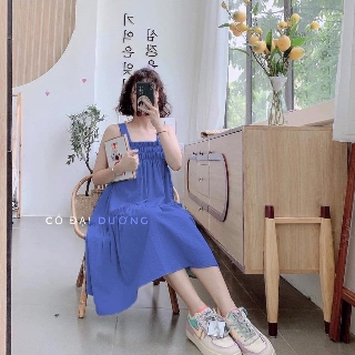 VÁY 2 DÂY ĐŨI CHUN NGỰC