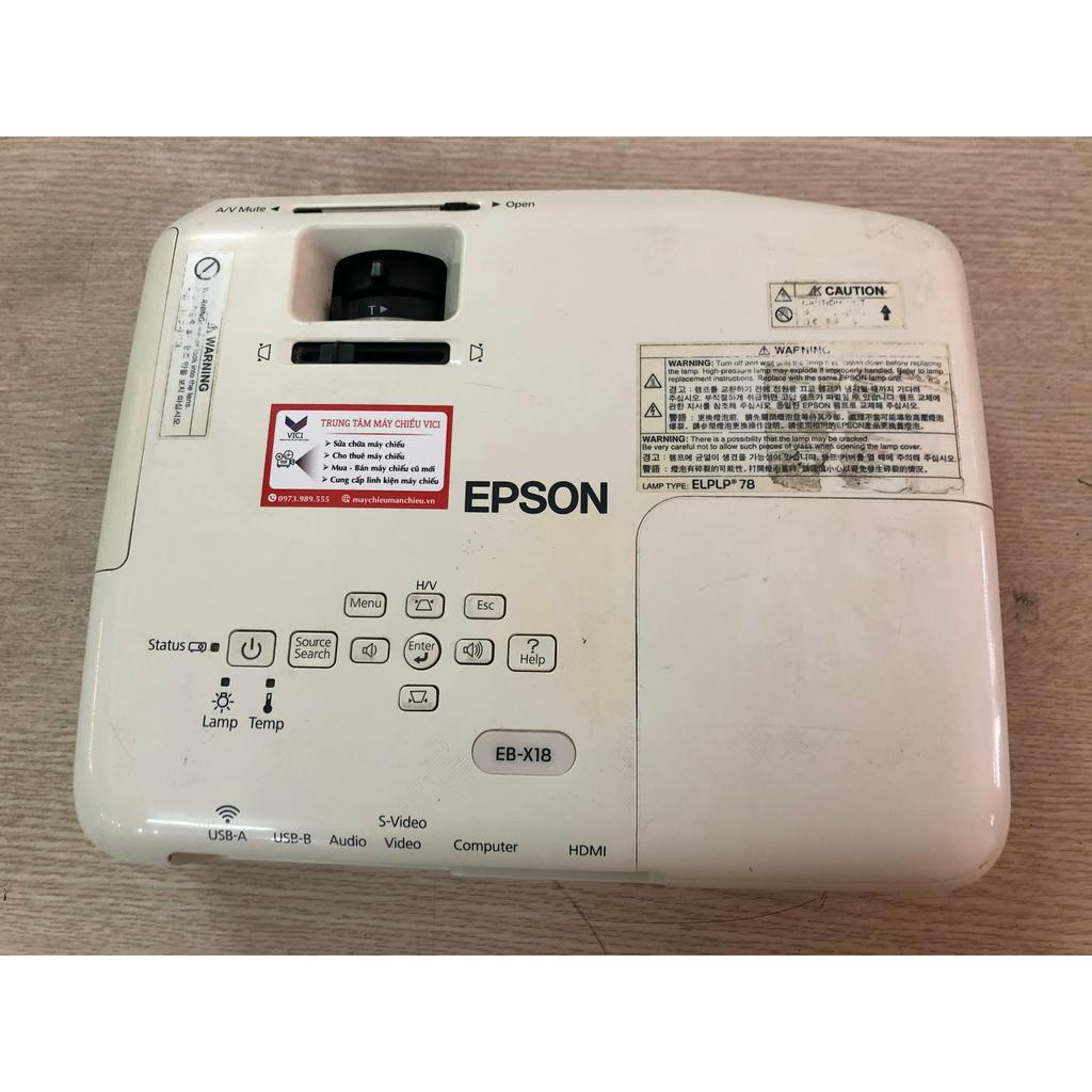 Máy Chiếu Cũ Epson EB-X18. Bảo Hành 3 Tháng Sản Phẩm