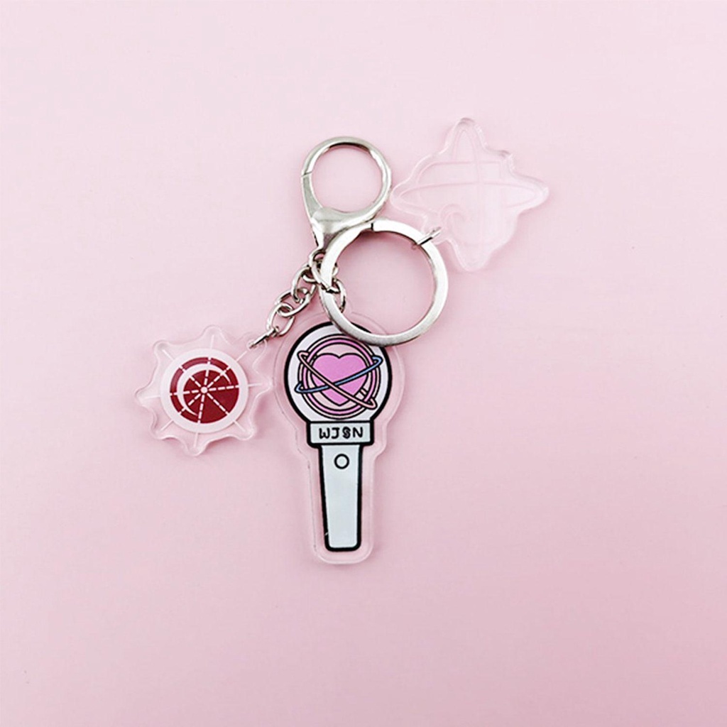 Móc Khóa Acrylic Kim Loại Trang Trí Túi Xách