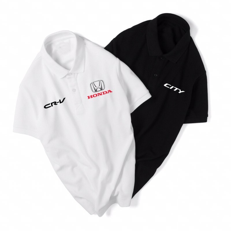 Áo thun polo logo xe oto honda CITY CIVIC CR-V siêu đẹp