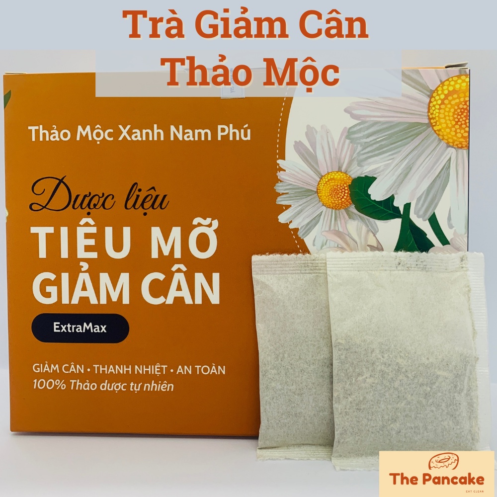 Trà giảm cân tiêu mỡ - detox giảm cân và giảm mỡ bụng, giảm béo cực hiệu quả với thành phần: lá sen, chè vằng...