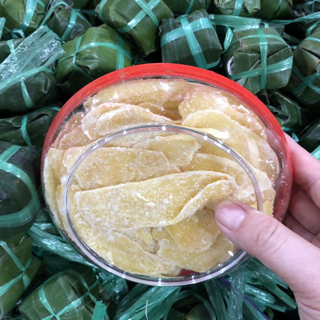 Mứt gừng Huế tẩm đường trọng lượng 200g
