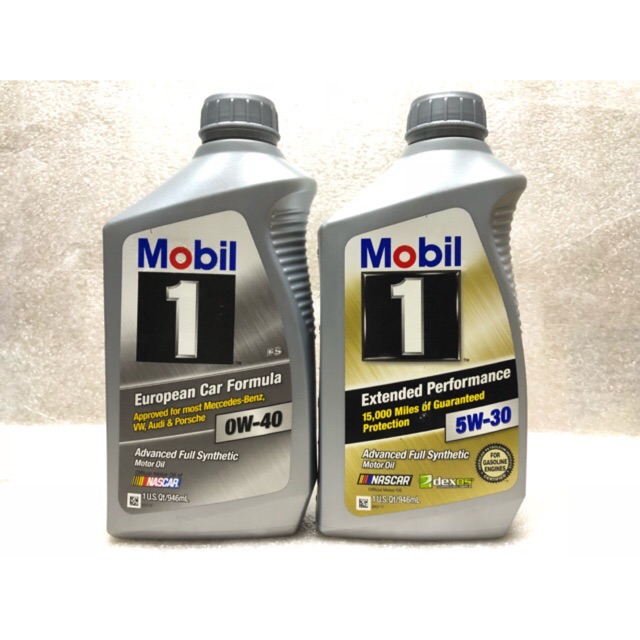 Nhớt Mobil1 0W40 & 5W30 Gold