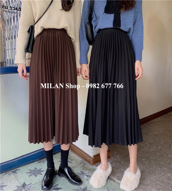 Chân váy xếp ly giả đai nhiều màu Quảng Châu | BigBuy360 - bigbuy360.vn