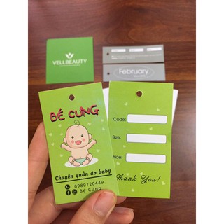 In Tag mac quần áo giá rẻ