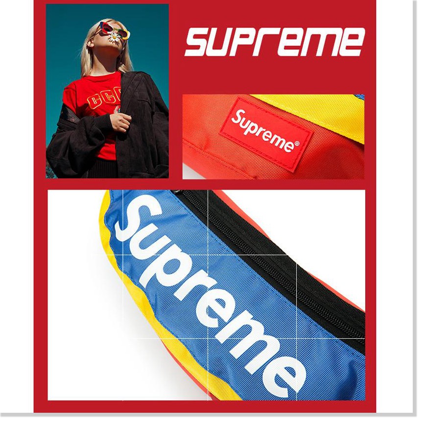Túi đeo chéo nam thời trang - Túi bao tử SUPREME - Chống thấm nước | BigBuy360 - bigbuy360.vn