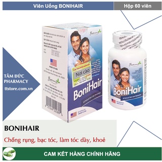 Bonihair usa hộp 30 viên - viên uống boni hair ngăn ngừa bạc tóc, rụng tóc - ảnh sản phẩm 2