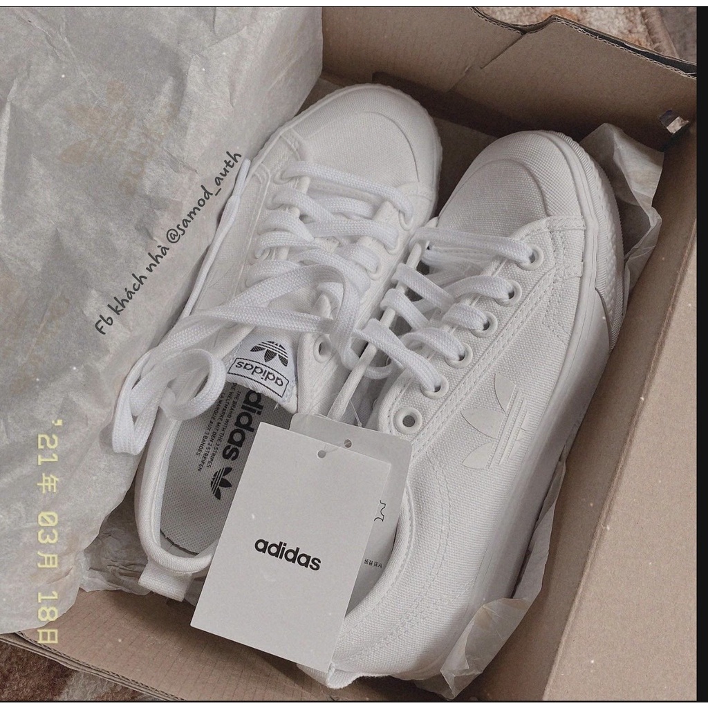 [AUTHENTIC 100%] [ORDER] Giày Sneaker Nữ Adidas NIZZA TREFOIL Chính hãng SALE