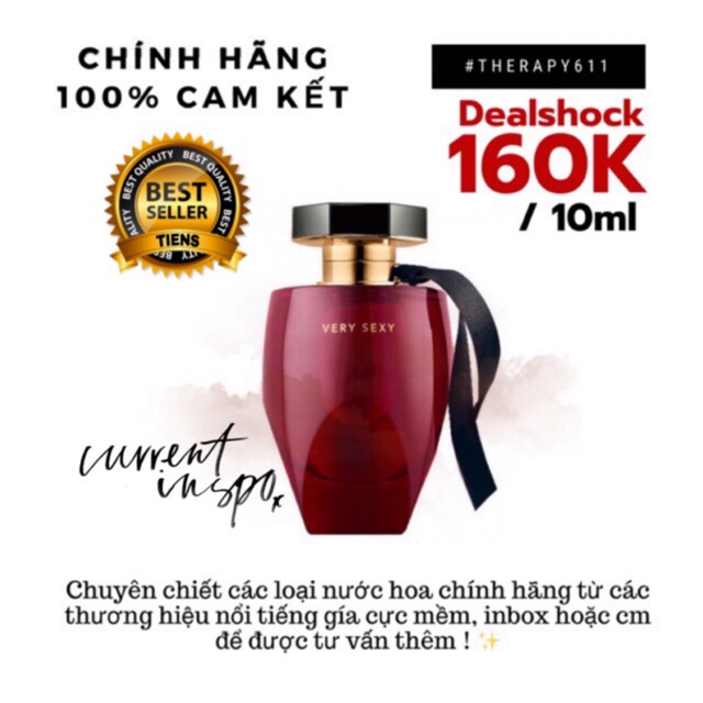 [𝗦𝗔𝗟𝗘]..::✨Mẫu Thử Nước Hoa "VERY SEXY" 𝐍𝐄𝐖 𝐄𝐃𝐏 2019 10ml✨:..