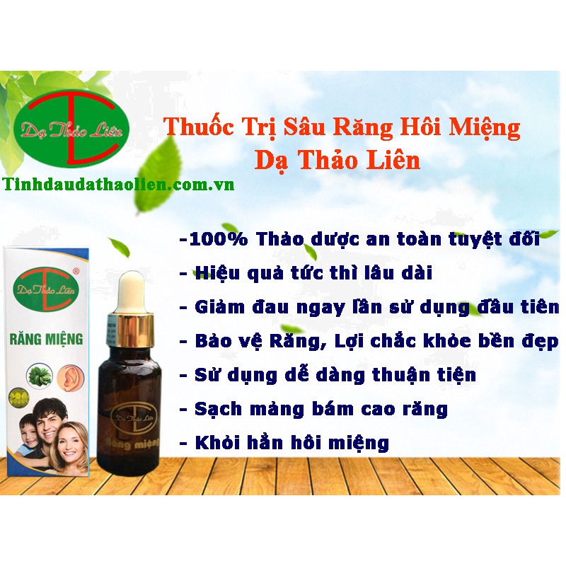 Tinh dầu răng miệng sâu răng hôi miệng Dạ Thảo Liên