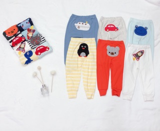 Set 5 quần dài mông thú cho bé