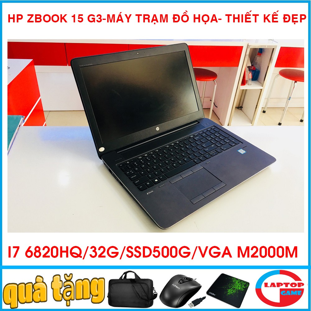 HP Zbook 15 G3 core i7 6820hq - máy trạm đồ họa và chơi game, laptop cũ đồ họa như mới