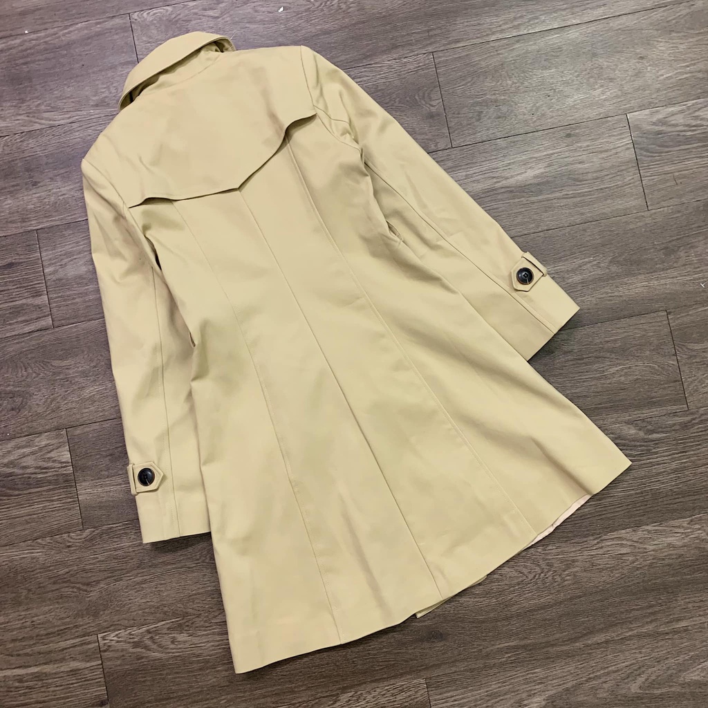 Áo trenchcoat dáng dài 02 lớp màu be/nâu/đen - 83A38