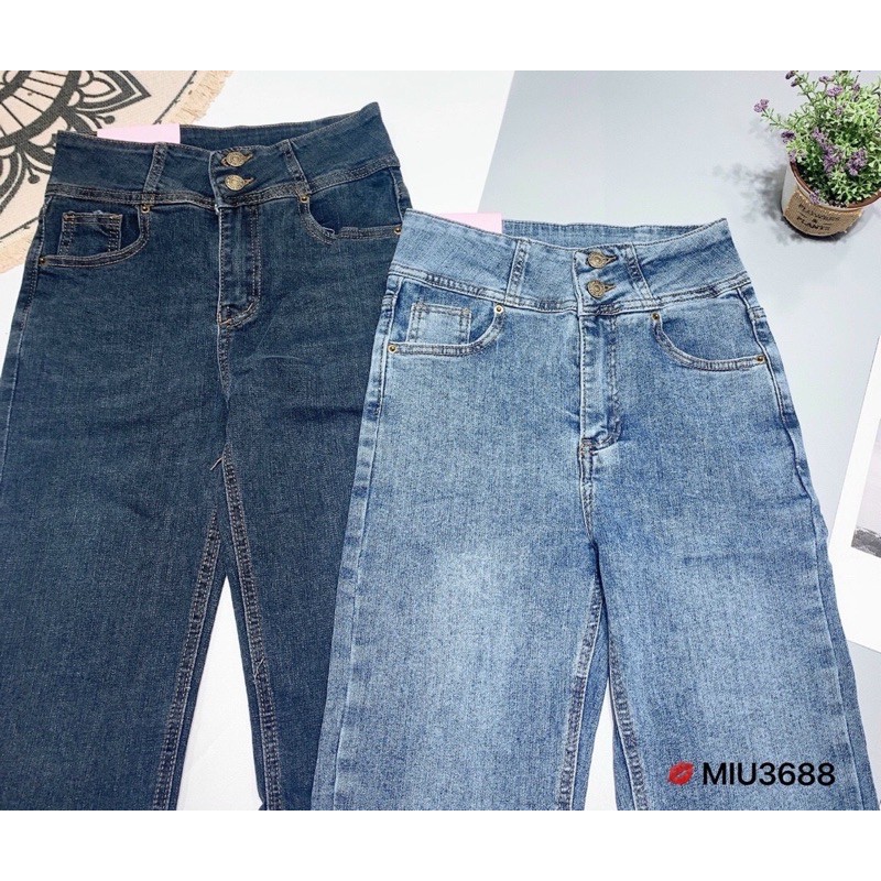 quần jeans ống đứng mã 3688 hàng qc LOẠI 1 mác hồng