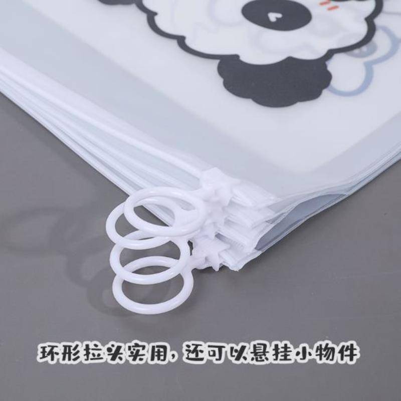 ⭐ iLado ⭐  Hộp bút chì thiết kế chia nilong chủ đề nhân vật túi zip nhỏ động vật hộp vải đựng đồ Hộp đựng hộp bút hologram bút cute theme bọc zip tiểu an văn phòng phẩm Đa Dụng túi đựng đồ dùng cá nhân hình