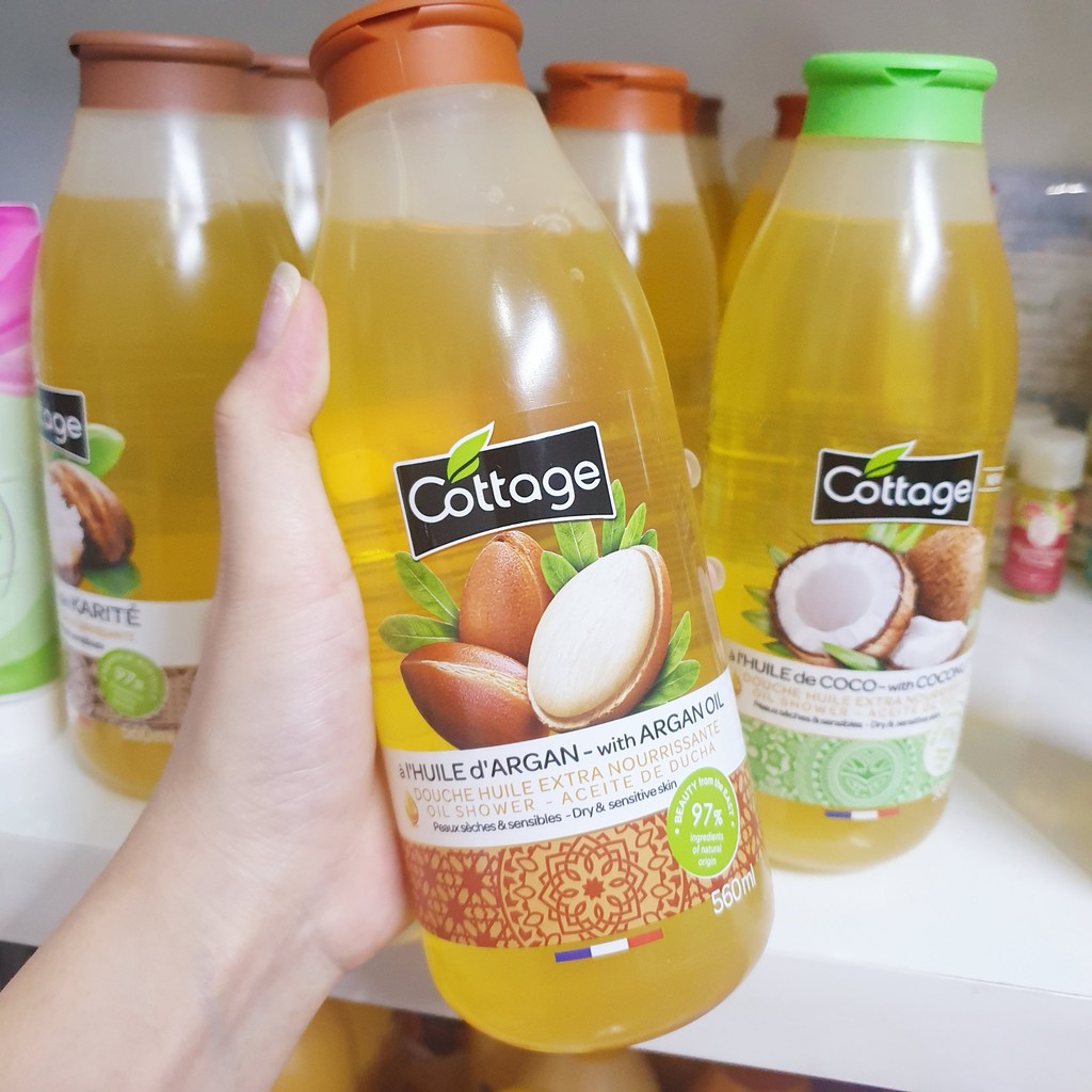 Sữa tắm Cottage extra Gel đậm đặc 560ml - Nhập Pháp - Hương thơm nước hoa, tắm dưỡng da | BigBuy360 - bigbuy360.vn