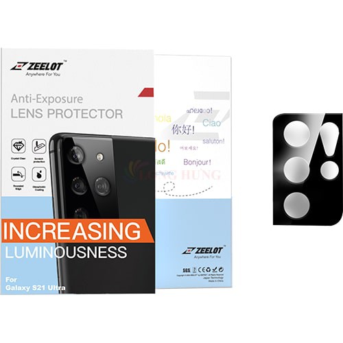Dán Camera cường lực Zeelot Samsung Galaxy S21+/S21 Ultra - Hàng chính hãng