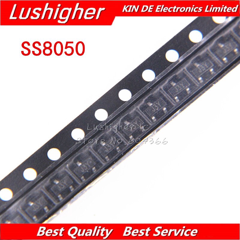 Bộ 100 bóng bán dẫn SS8050 J3Y SOT23 MMBT8050 MMBT8050LT1G SMD SOT-23