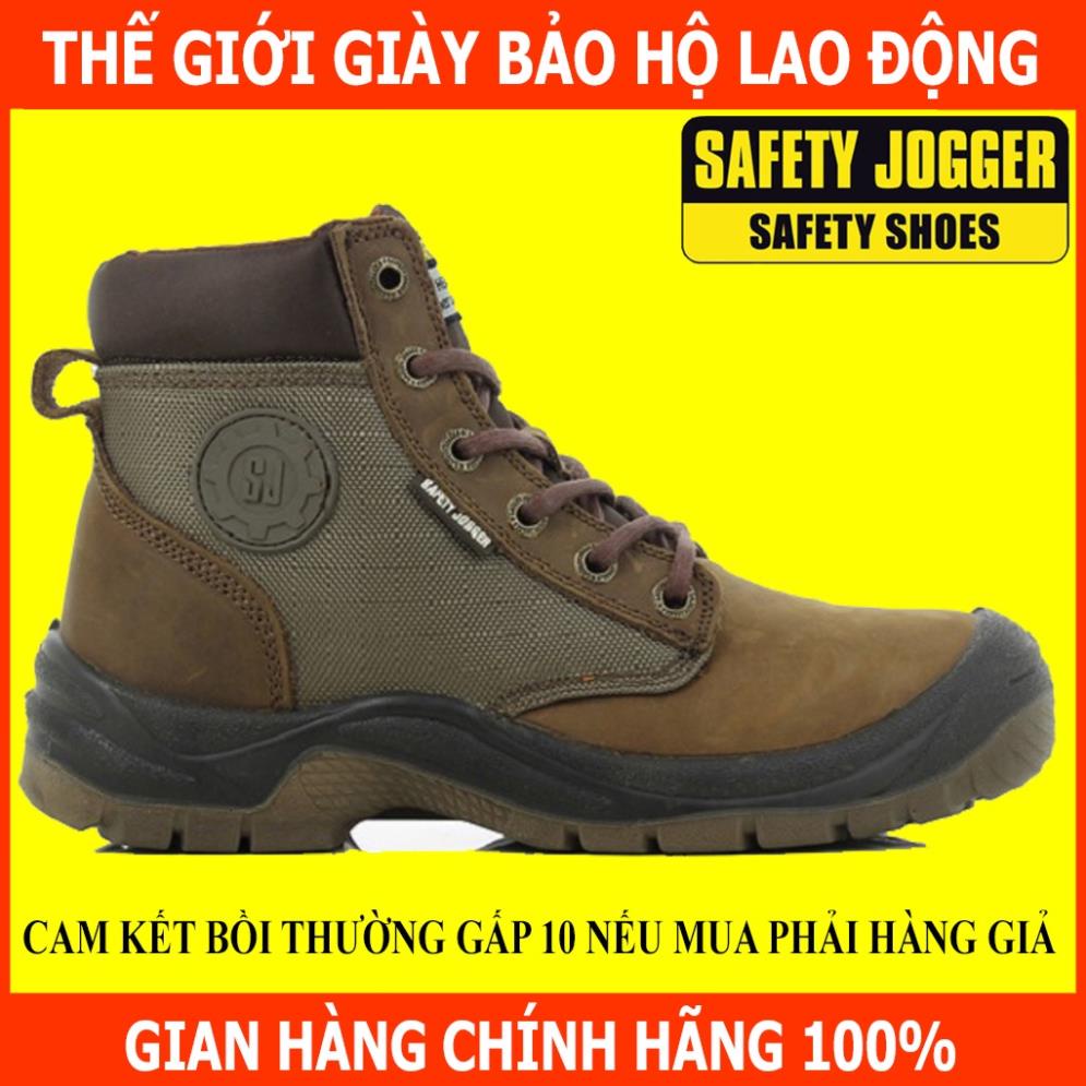 [HÀNG CHÍNH HÃNG]Giày bảo hộ lao động Safety Jogger Dakar Chống Thấm Nước, Đế PU Chống Đâm Xuyên, Va Đập Mạnh 💚