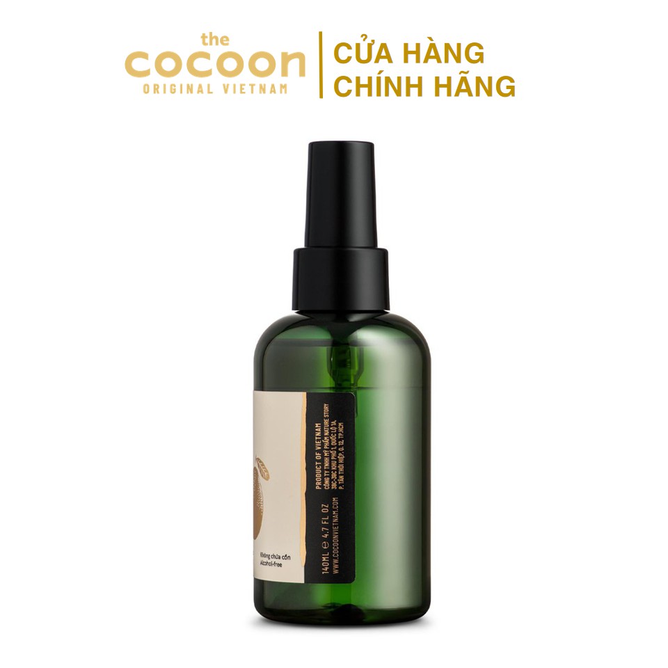 [CHÍNH HÃNG] Nước Dưỡng Tóc Tinh Dầu Bưởi Cocoon 140ml (Pomelo hair tonic)