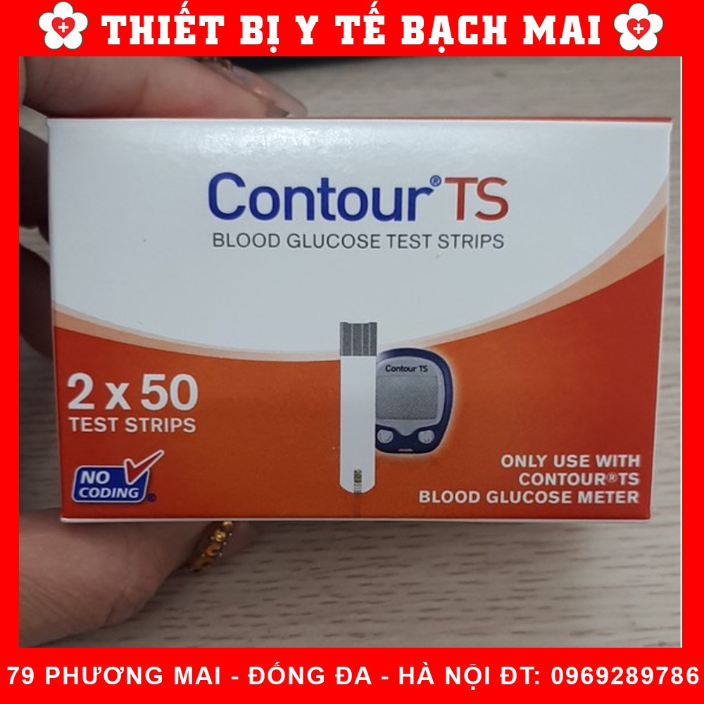 Que Thử Đường Huyết Bayer Contour TS [Hộp 100 Que]